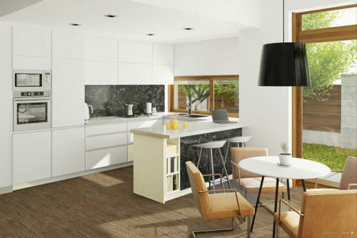 Major Brand - Mystic Morning Hickory - Rigid Core - Waterproof Flooring with Attached Pad 7" x 48" Waterproof Luxury Vinyl Plank Flooring K3076Z-1 room