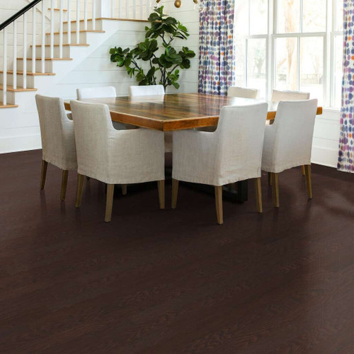 BIG SAVINGS - Shaw Albright Oak Coffee Bean 3.25" Wide -Smooth Engineered Hardwood SH0293W00938 - Sample