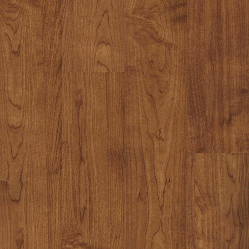 PREMIUM QUALITY - 20 mil Wear Layer - Mannington City Park - Cherry Natural - 6" x 37" FloorArmor Solid Core with Attached Pad CPC106 - Sample