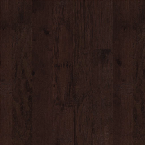 Shaw Espresso Hickory 5" Wide - Wirebrushed Engineered Hardwood NW35900917 - Sample