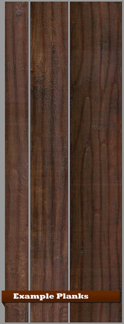 Landmark Series 14.3mm Random Width Cocoa Laminate with Attached Pad - Sample