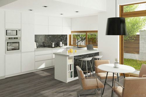 New World II Enhanced EIR Pennsylvania 9" x 60" Waterproof Luxury Vinyl Rigid Plank Flooring with Attached Pad - AC6PA