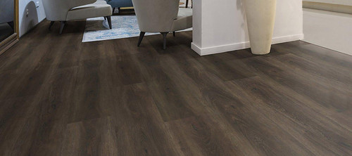 Happy Feet Perseverance Tundra 9" x 60" Waterproof Luxury Vinyl Plank with Attached Pad 922 - Sample