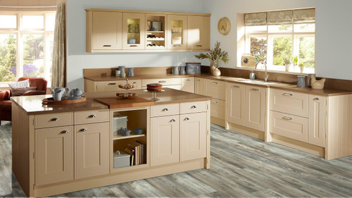 Lot Purchase - Touchdown Fog 9" x 60" Waterproof Luxury Vinyl Plank with Attached Pad 926 9 - Sample 9