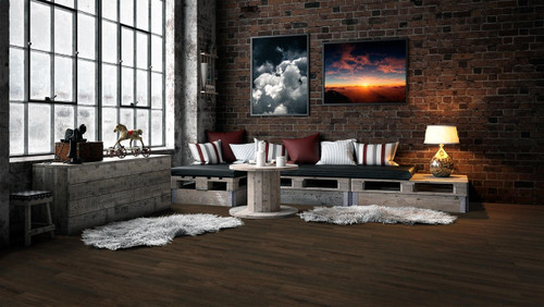 COMMERCIAL RATED - Shaw Main Street - Saguaro - Glue Down Tongue & Groove Plank - 7" x 48" Vinyl Plank 7244 - Sample