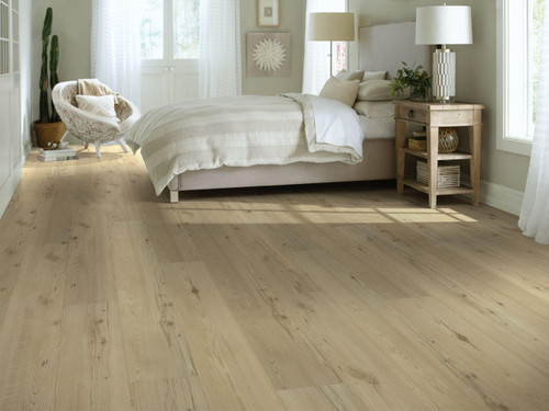 LIMITED TIME OFFER - Shaw Allegiance Plus Milled Galleria Pine 9" x 57" x 7.30mm Waterproof Luxury Vinyl Plank with Attached Pad 01035 - Sample