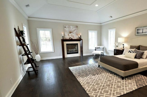 Viking Hardwood Red Oak Espresso 5" Wide 3/4" Thick Solid Hardwood Flooring VK952-S45 - Sample