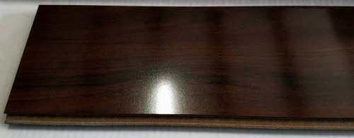 Shaw Radiant Luster Khan High Gloss - 5" x 48" - 14mm Laminate Flooring with Attached Pad 00778 - Sample