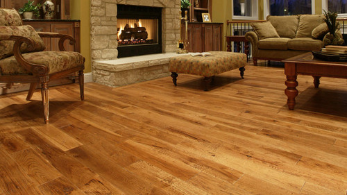Mullican Nature Collection Hickory Natural 5" Wide 3/4" Solid Hardwood Flooring 15758 - Sample