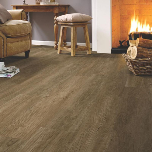 Mohawk Smart Select Daventry Walnut Mocha Luxury Vinyl Plank 6" x 48" Waterproof Flooring 47 - Sample