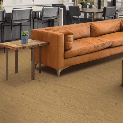 Mohawk Ultra Wood Collection Crosby Cove Oyster Bar Oak 7.5"x 81" Click Together Engineered Hardwood Flooring 34766-932 - Sample