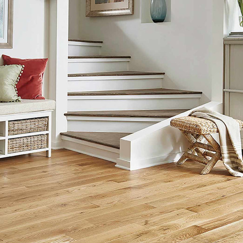 Mullican Wexford Euro Sawn White Oak Natural Cabin 5" Wide 3/4" Solid Hardwood Flooring 21107 - Sample