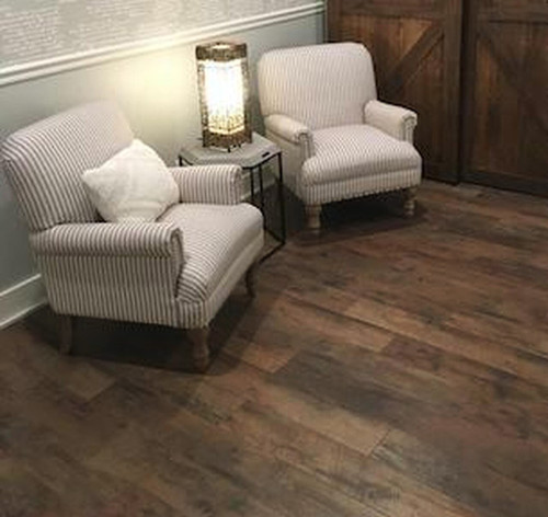 Bel-Air Collection El Toro Distressed Oak Rigid Core Waterproof Flooring 7" x 48" Waterproof Luxury Vinyl Plank Flooring 27 - Sample