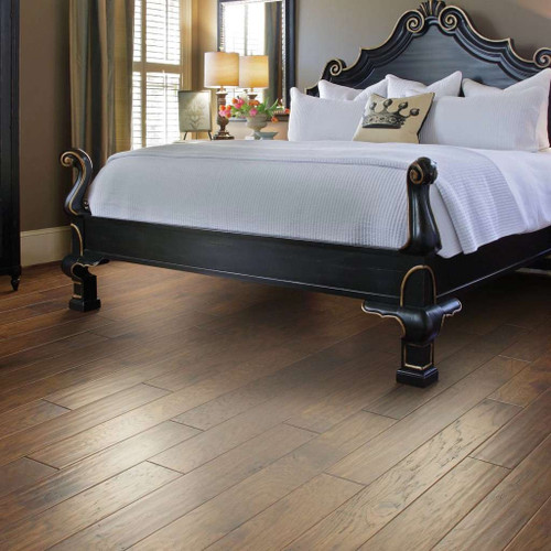 Shaw Lincolnville Western Sky 5" x 1/2" Smooth Hickory Engineered Hardwood 00896 - Sample