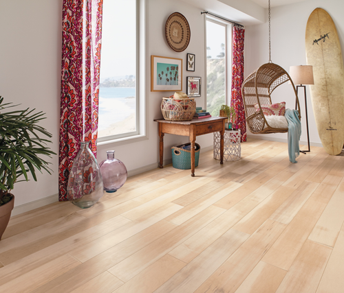 Hartco Artisan Collective Surface Effect White 6 - 3/4" Wide Engineered Hardwood Flooring EMAC75L401EE - Sample