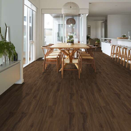 Shaw Floorte Pro Series Impact Burmese Teak Waterproof Luxury Vinyl Plank 7" x 48" 0604 - Sample