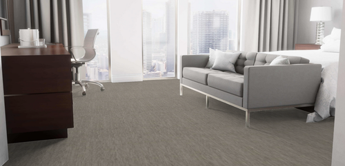 HEAVY DUTY - Mohawk Large and Local Rendered Flax - Coir Gray 6" x 48" Waterproof Luxury Vinyl Plank 992 - Sample
