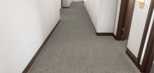 HEAVY DUTY - Mohawk Large and Local Rendered Flax - Coir Gray 6" x 48" Waterproof Luxury Vinyl Plank 992 - Sample