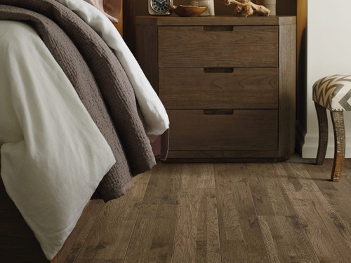 Shaw Riverview - Barrington Hickory - 12mm - 5.43" x 50.79" Click Together Laminate with Free Underlayment 05002 - Sample