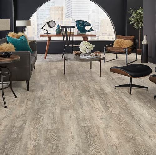 Pergo DuraCraft +WetProtect Rustic Charm Oak 7.5" x 48" Waterproof Vinyl Plank with Attached Pad CWRIG-RUSTIC - Sample