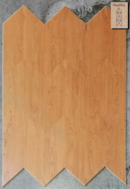 Shaw Patcraft Wood Planx Facet - Spiced Maple - 12" x 24" - 40 mil Wear Layer Loose Lay Luxury Vinyl Flooring 00740 - Sample