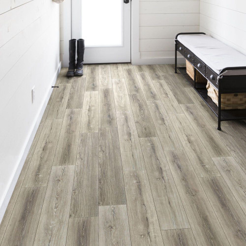 20 mil Wear Layer - Shaw Adventure HD - Basillica - 7" x 48" Luxury Vinyl Click Together 07085 - Sample