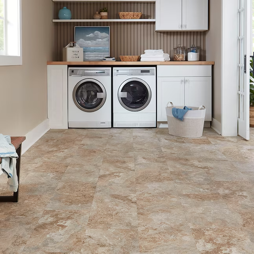 BIG SAVINGS - Mohawk Stainmaster - Alexandria Stone - 12"x24" - Waterproof Enhanced Luxury Vinyl Tile with Attached Pad 67921-240 - Sample