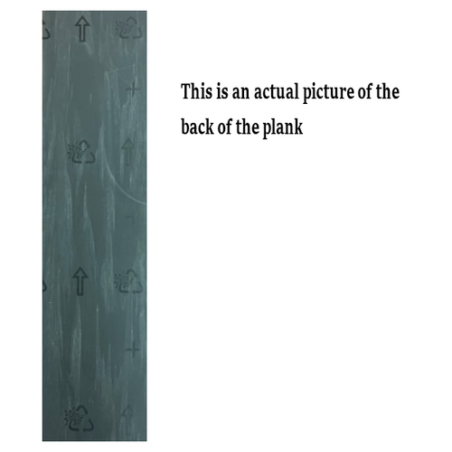 PRICE DROP ALERT - Loose Lay - Monochrome Series - Luna - 9" x 36" 5mm thick - Waterproof LVT -0500 - Sample