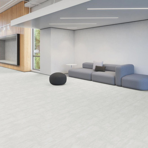 PRICE DROP ALERT - Loose Lay - Monochrome Series - Luna - 9" x 36" 5mm thick - Waterproof LVT -0500 - Sample