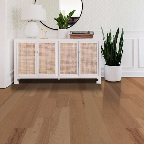 BIG SAVINGS - Shaw Sanctuary Hickory Hardwood Repose - 6.38" Wide - 1/2" Thick Hand Scraped Hickory Engineered Hardwood SH0343W02060 - Sample