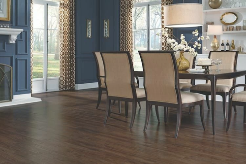 Mannington Adura Max Plank - Sundance Gunstock - 6" x 48" HydroLoc Core with Attached Pad MAX001 - Sample