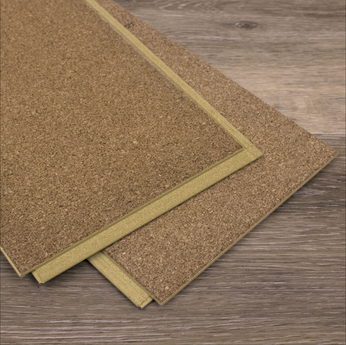 SUPER PREMIUM PRODUCT - Saratoga Springs Collection - Butter Pecan - Rigid Core - Waterproof Flooring with Attached Cork - 9" x 72" Waterproof Luxury Vinyl Plank Flooring DE0313 - Sample