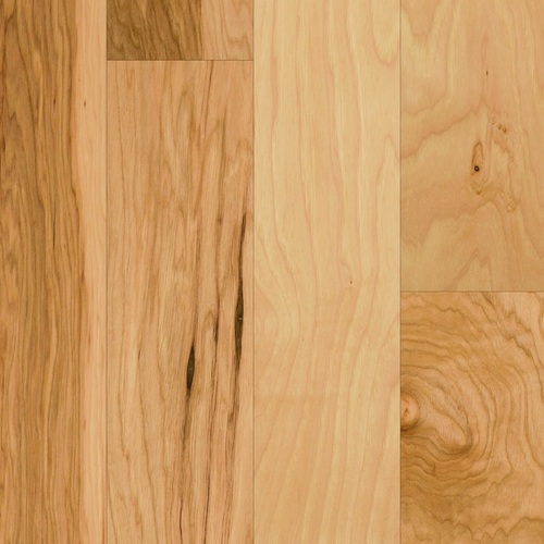 Capella Hickory Natural - 5" Wide 3/8" Thick - Wirebrushed Engineered Hardwood EHHW53L01WEE - Sample