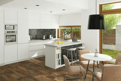 Highland Collection - Keystone Hickory - 5mm Thick - 12 mil Wear Layer - Rigid Core - Waterproof Flooring with Attached Pad 7.17" x 48.03" 0439-P - Sample