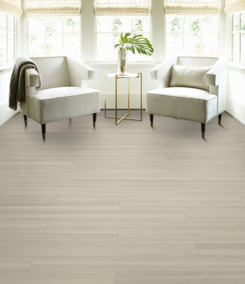 Shaw Luxury Vinyl - Philadelphia Commercial Purview SPC Click - Ecru - 7" x 48" Luxury Vinyl Plank with Attached Pad 01081