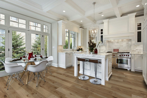 Mohawk QUICK STEP EverTEK™Centoria Tanbridge Hickory 7"x 48" Click Together Engineered Hardwood Flooring 39470-01 - Sample