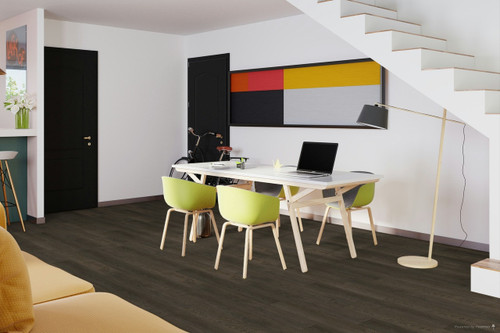 Highlands Rustic Revival Collection - Northern Walnut - 7" x 48" Waterproof Luxury Vinyl Plank Flooring 21471-1 - Sample