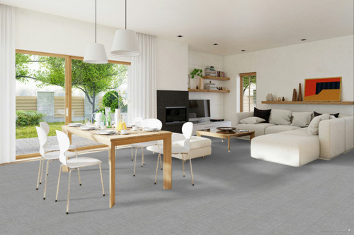 Shaw Coded Collection - Light Grey - Glue Down Luxury Vinyl Plank - 6" x 48" Vinyl Plank 00515 - Sample