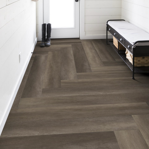 20 mil Wear Layer - Shaw Resilient Commercial Philosopher's Tree Bronze 9" x 63" Luxury Vinyl Loose Lay V205207205 - Sample