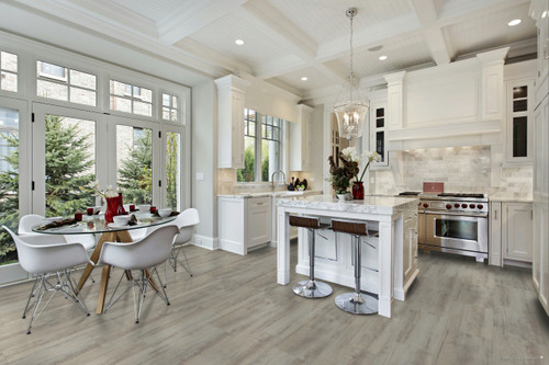 Master Design Collection - South American Sandstone - 12" x 24" - 8 mm Thick - Waterproof Vinyl Tile Flooring with Attached Pad D02C - Sample