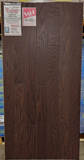 PREMIUM QUALITY - Shaw Repel Century Oak - Coffee Bean - 3.31" Wide x 1/2" Thickness Engineered Oak Hardwood 0360W00958 SQFT Price : 2.09