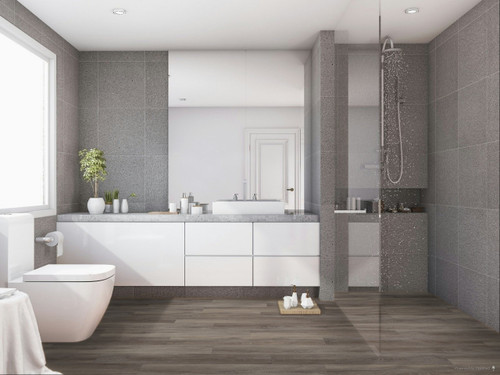 Mannington Adura Max Plank - Margate Oak Coastline - 6" x 48" HydroLoc Core with Attached Pad MAX702 - Sample