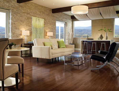 Somerset Hardwood Metro Brown Oak 5" Wide 3/4" Solid Hardwood Flooring PS9999MBB5 room