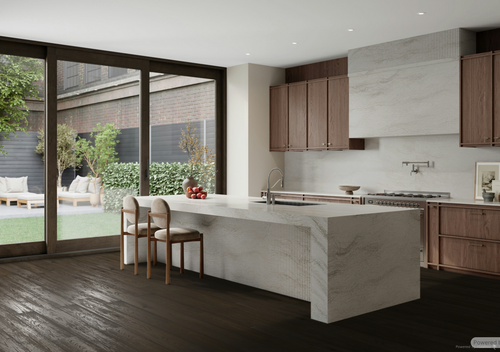 WATERPROOF HARDWOOD - Shaw Floorte - Lexington Oak - 7.5" x Random Lengths Waterproof Engineered Hardwood Flooring with Attached Pad 05074 - Sample