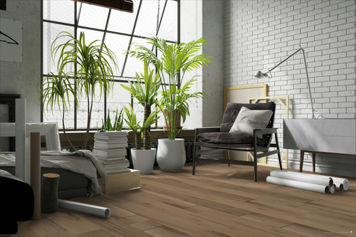 Shaw Reflections Sliced Maple - Toned - 7" Wide - 1/2" Thick - Engineered Repel Smooth Hardwood room