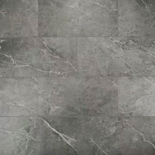 Shaw Wabasha - Matte Smoke - 12" x 24" Waterproof Luxury Vinyl Tile with Attached Pad 204905174