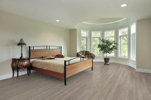 Shaw Elan Plank - Greige Walnut - Glue Down Fiberglass Luxury Vinyl Plank - 7" x 48" Vinyl Plank 05078 SQFT Price : 1.49 room