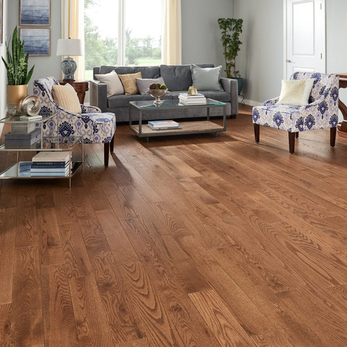 Mullican Artisan Hardwood Wirebrushed Red Oak Wesport 5" Wide 3/4" Solid Hardwood Flooring 23339 - Sample