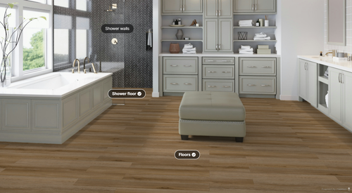 Hartco Nod To Nature Individuality - Predictable Brown - 7" x 48" Luxury Vinyl Loose Lay 1LL07003 - Sample