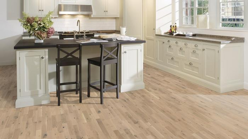 Kahrs Hardwood Beyond Retro Collection - Frosted Oat Strip - 7-7/8" x 95-3/8" x 5/8" - Engineered Click Together Hardwood FROSTED